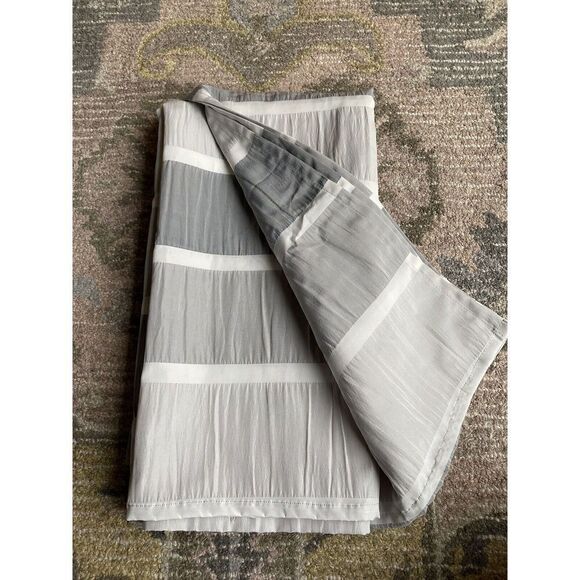 Threshold Blocked Striped Shower Curtain - Picture 1 of 7